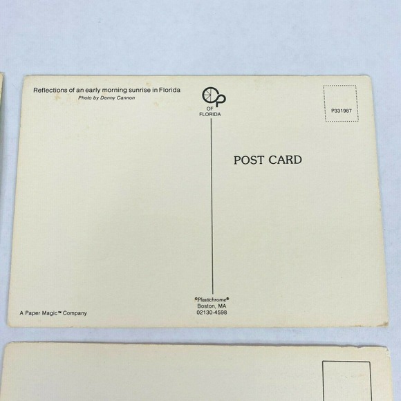 Set of 4‎ Vintage St Augustine Florida Postcards - Picture 8 of 10